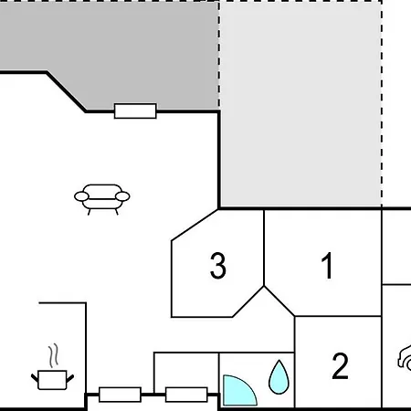 בית נופש Three-bedroom In